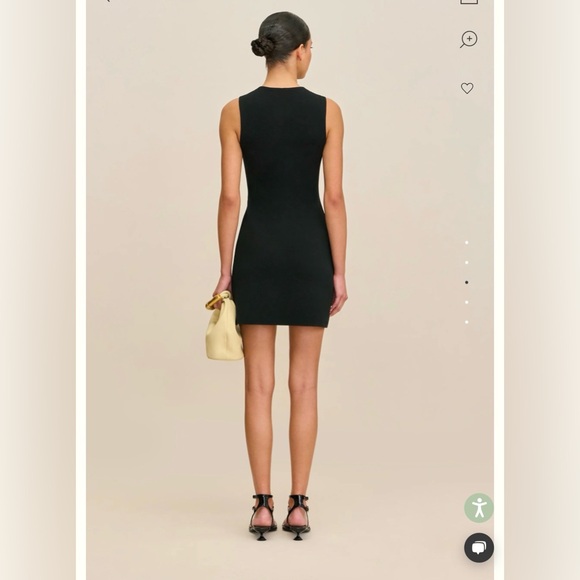 CULT GAIA NEW Hartley Knit Black Mini Dress - Picture 3 of 15